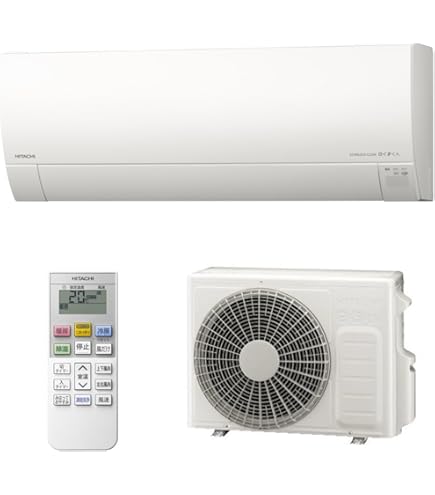 HITACHI 白くまくん エアコン、室外機セット　10畳用 HITACHI 白くまくん エアコン、室外機セット 10畳用 - メルカリ